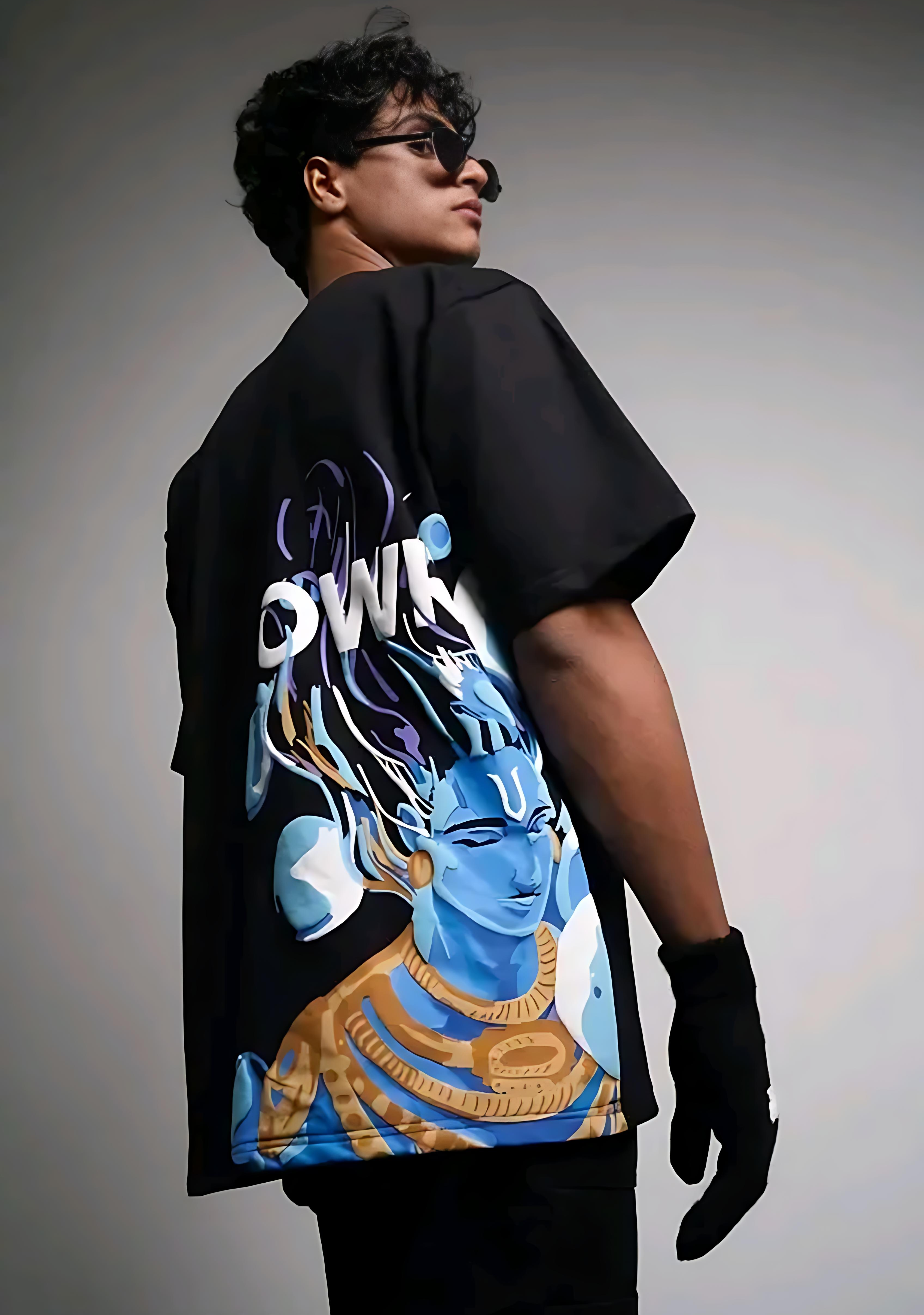 Divine Lord Shiva Oversized T-Shirt – Premium Streetwear Edition