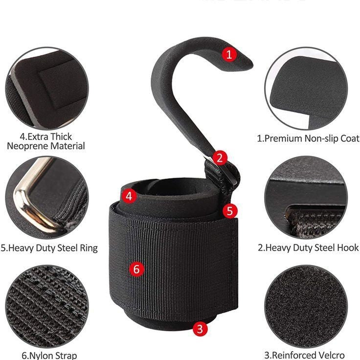 Weight Lifting Hand Grip Pair of 1