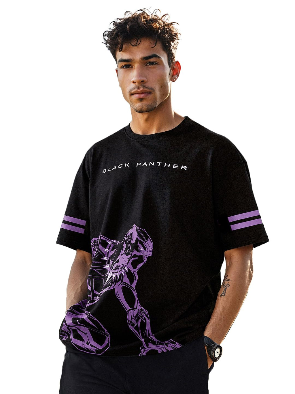 Stylish Black Panther Graphic T-Shirt – Trendy & Comfortable
