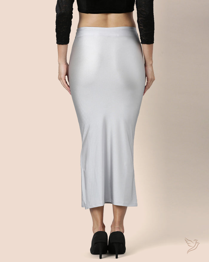 Saree Shapewear Petticoat for Women- White