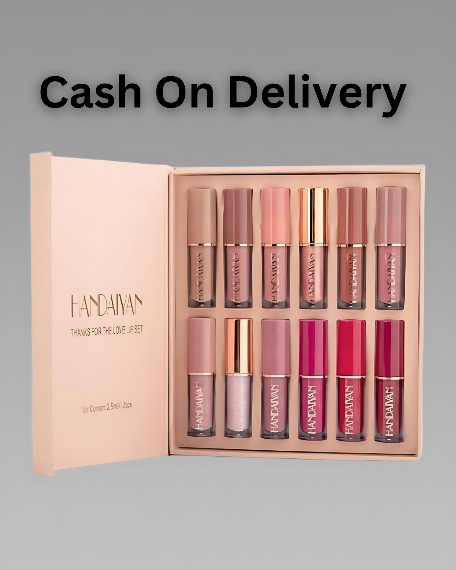 Velvet Matte Liquid Lipstick Set 12Pcs
