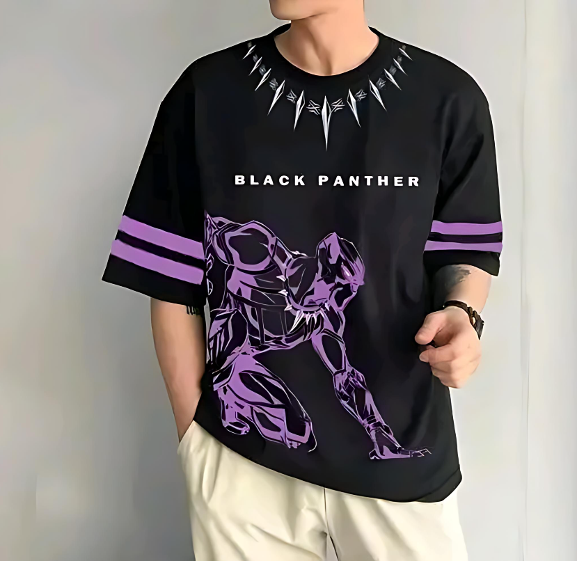 Stylish Black Panther Graphic T-Shirt – Trendy & Comfortable