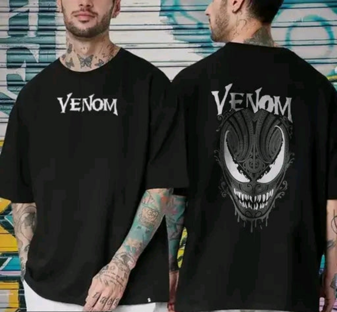Venom Graphic Oversized T-Shirt – Premium Cotton Streetwear