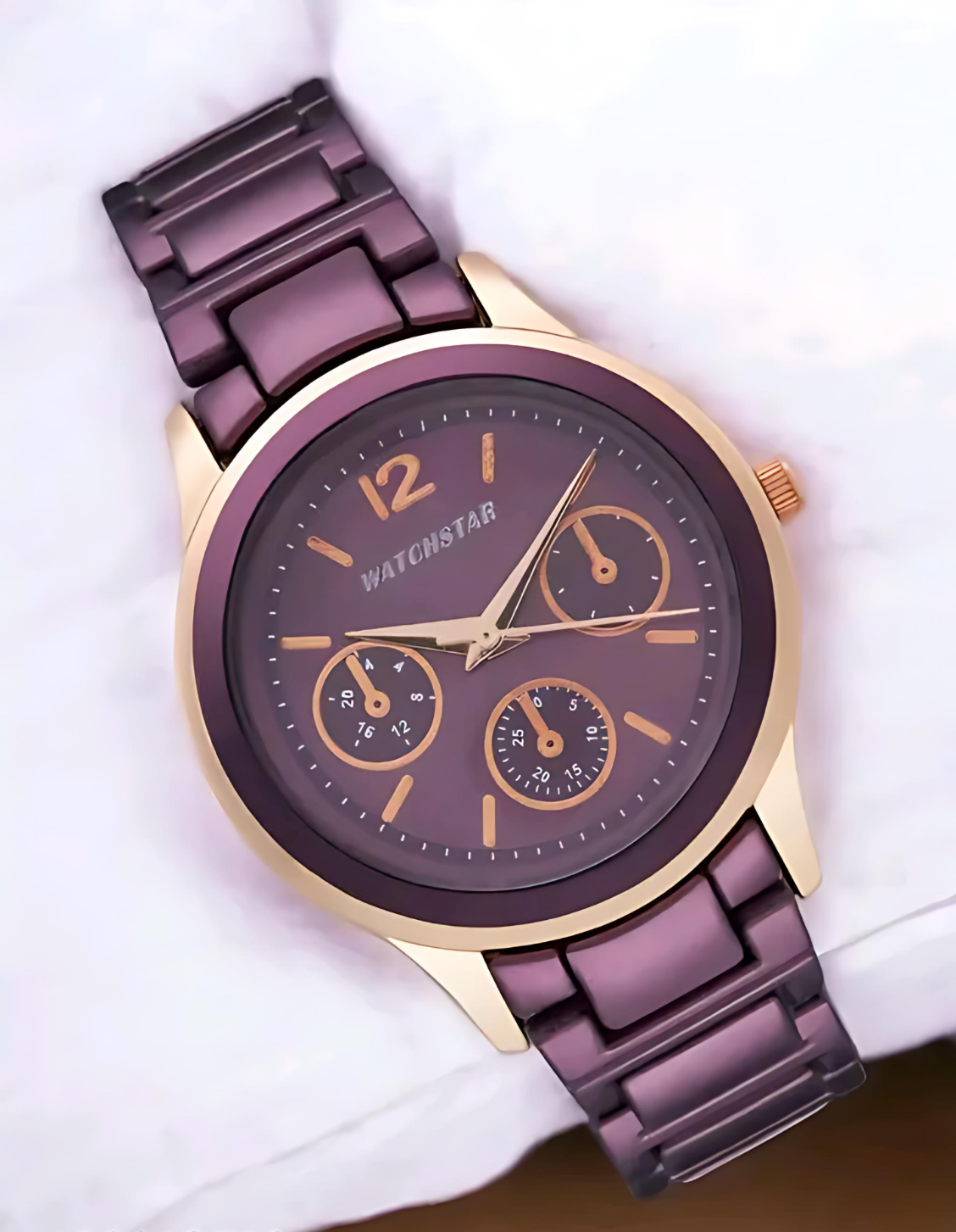 Royal Purple Luxe: Premium Watch.