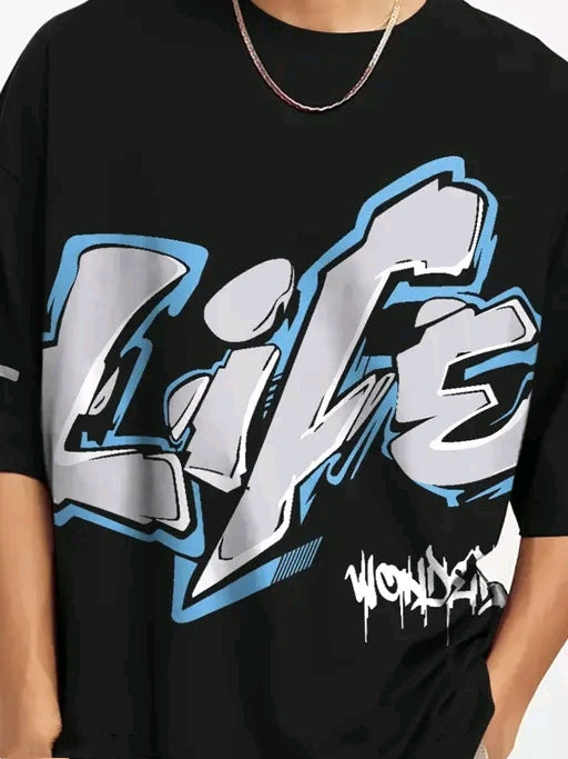 Life Oversized Graphic T-Shirt – Streetwear Style