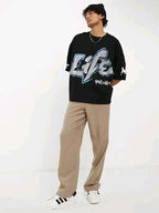 Life Oversized Graphic T-Shirt – Streetwear Style