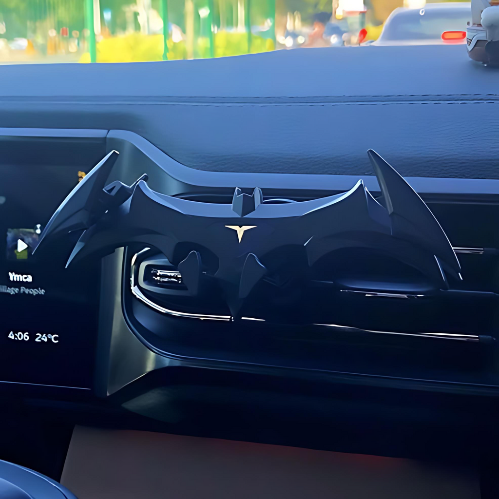 "Batman-Themed Car Phone Mount"