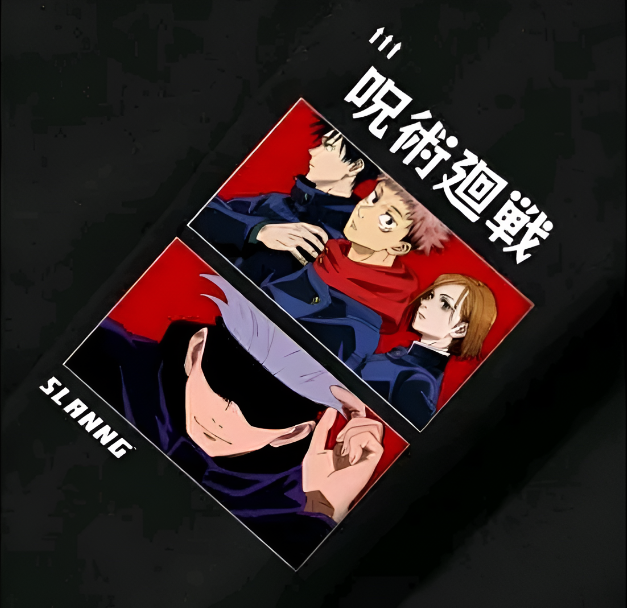 Anime Graphic Fleece Hoodie – Edition 02