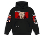 Anime Graphic Fleece Hoodie – Edition 02