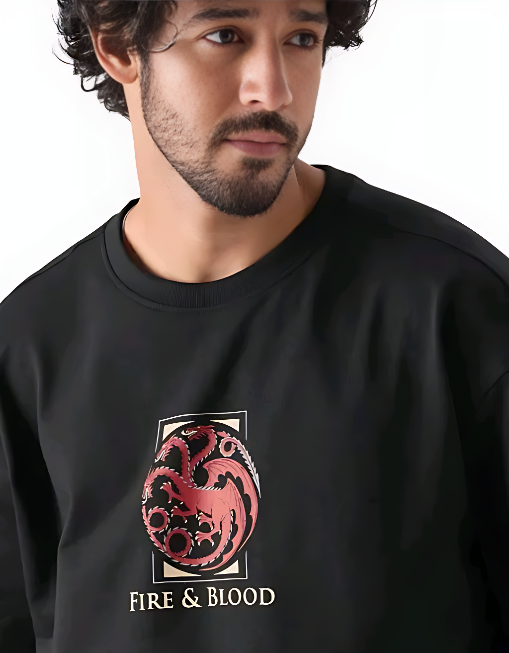 House of the Dragon Oversized T-Shirt – Fire & Blood Edition