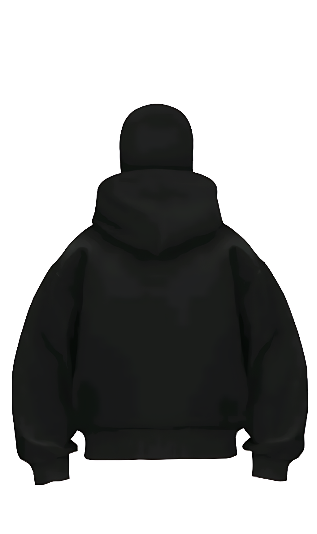 Solid Cotton Blend Balaclava Hoodie with Zip Closure