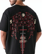 House of the Dragon Oversized T-Shirt – Fire & Blood Edition
