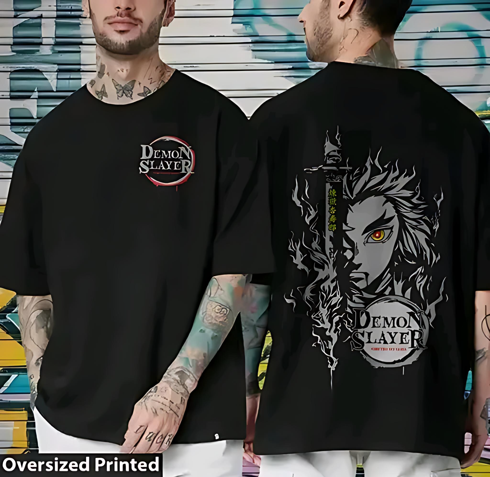 Demon Slayer Rengoku Oversized T-shirt