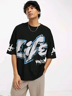 Life Oversized Graphic T-Shirt – Streetwear Style
