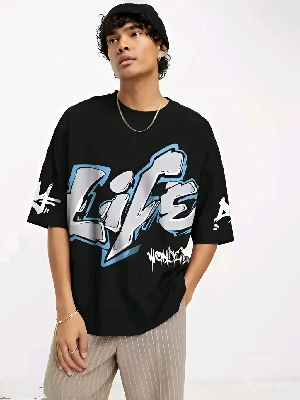 Life Oversized Graphic T-Shirt – Streetwear Style