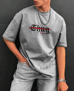 Tupac Thug Life Oversized Graphic T-Shirt