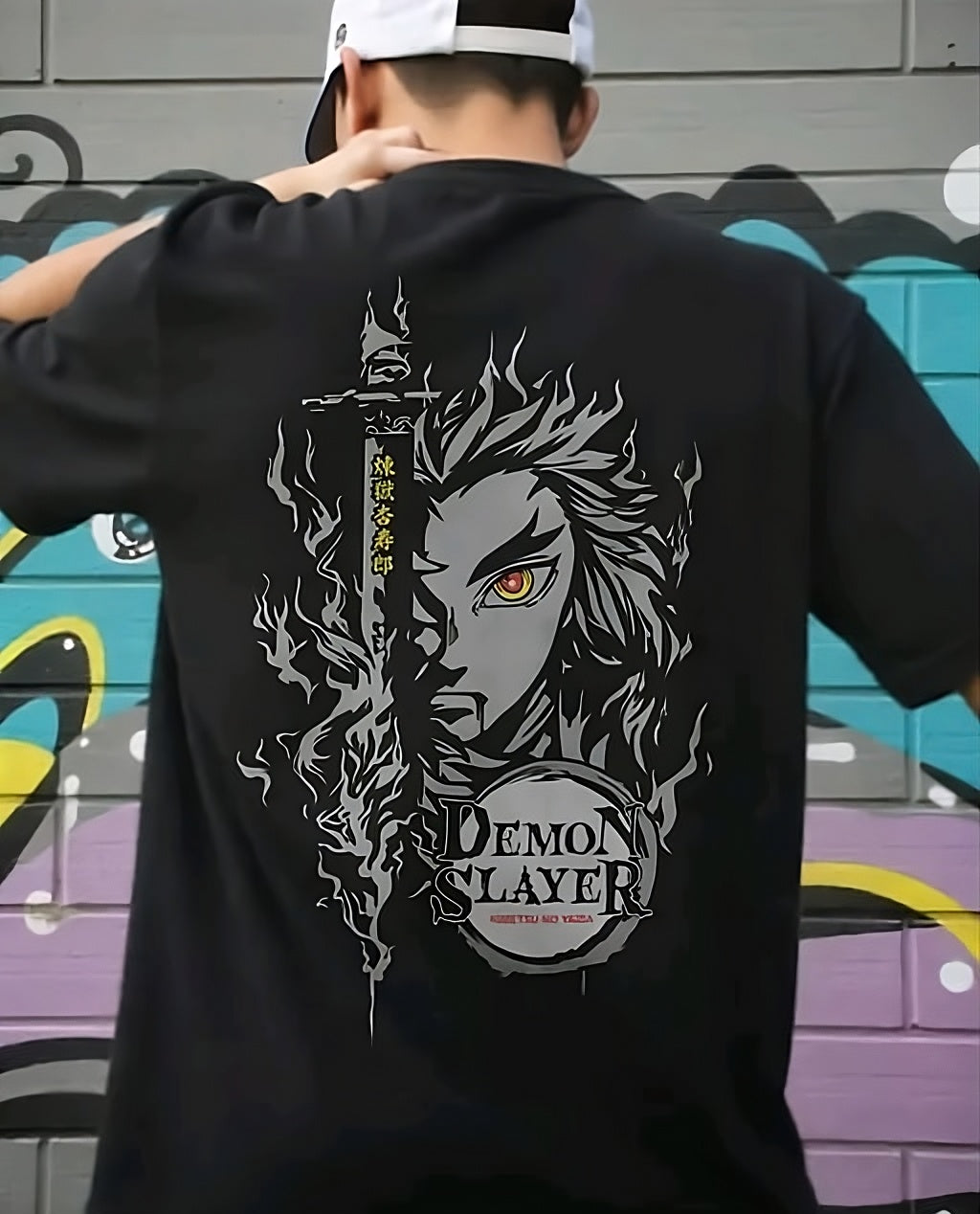 Demon Slayer Rengoku Oversized T-shirt
